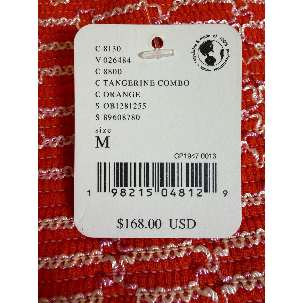 Free People Tangerine Combo Floral Embroidered Smocked Midi Dress M NWT - Picture 5 of 13